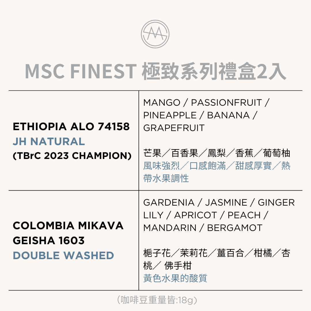 MSC FINEST 極致系列禮盒